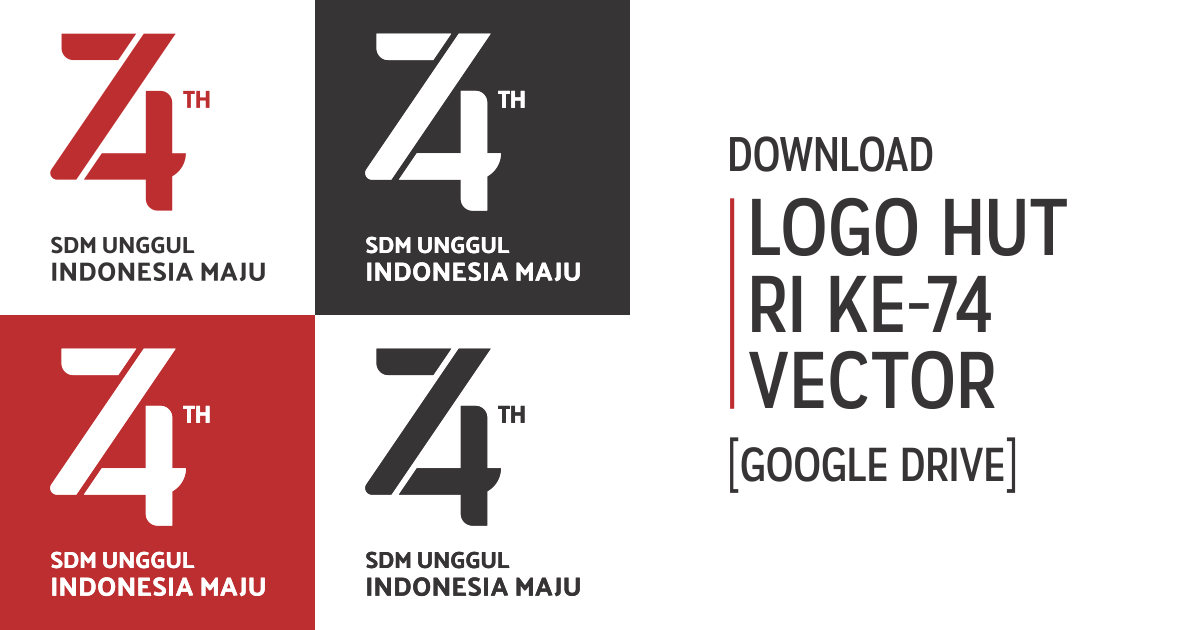 Detail Download Logo Hut Ri 74 Ai Nomer 3