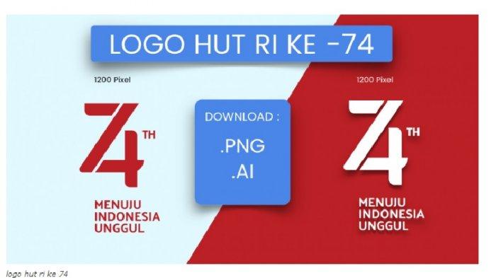 Detail Download Logo Hut Ri 74 Terbaru Nomer 6