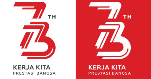 Detail Download Logo Hut Ri Ke 73 Ai Nomer 6