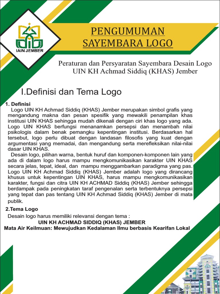Detail Download Logo Iain Jember Nomer 42