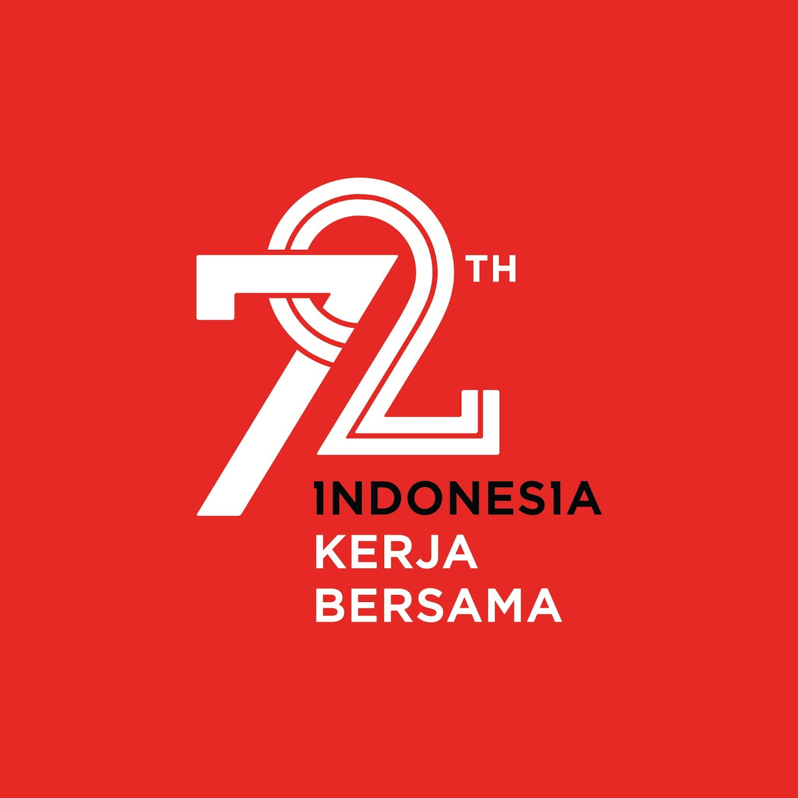 Detail Download Logo Indonesia 72 Kerja Bersama Nomer 4