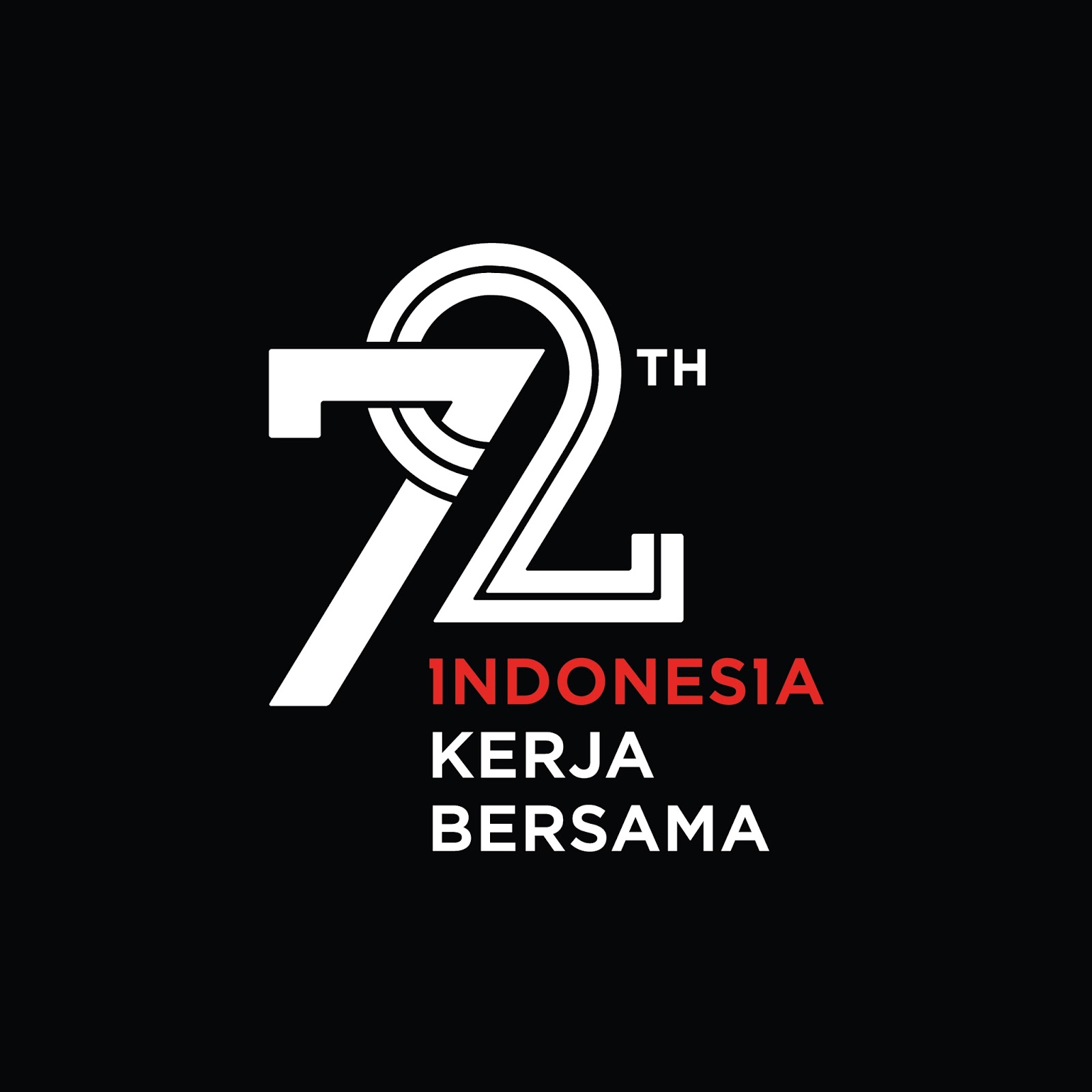 Detail Download Logo Indonesia 72 Kerja Bersama Nomer 7