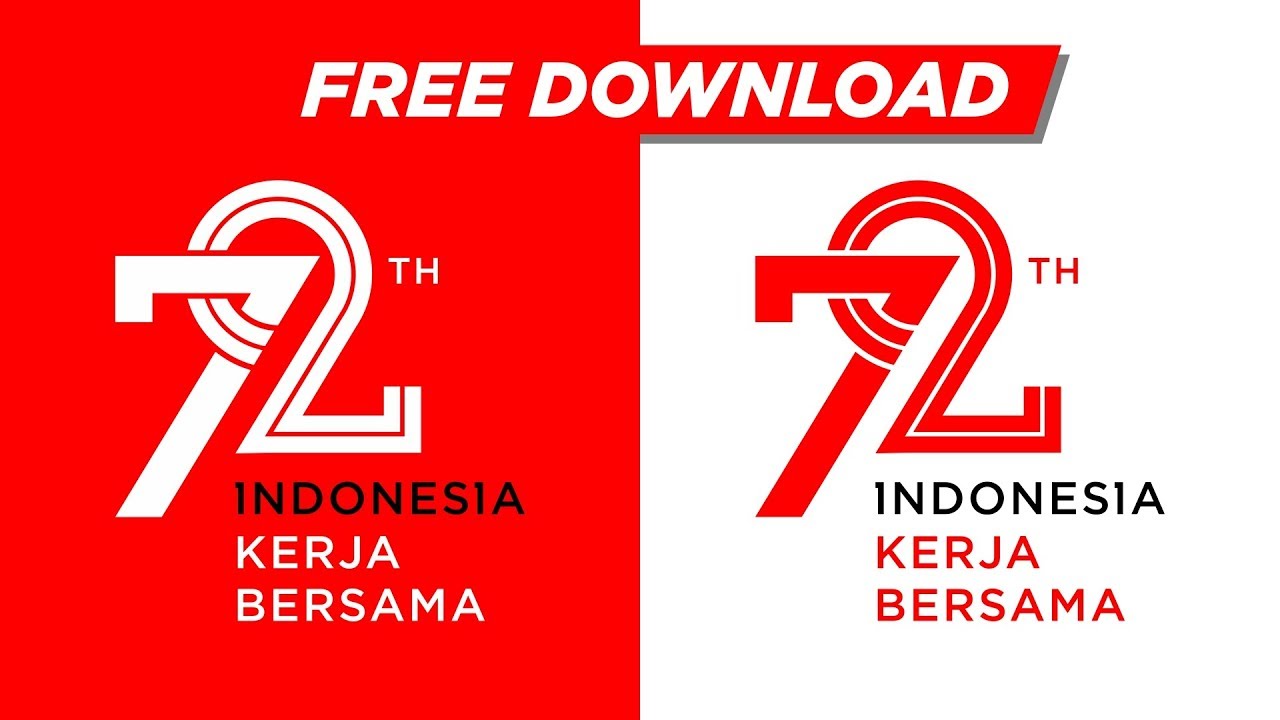 Detail Download Logo Indonesia 72 Kerja Bersama Nomer 8