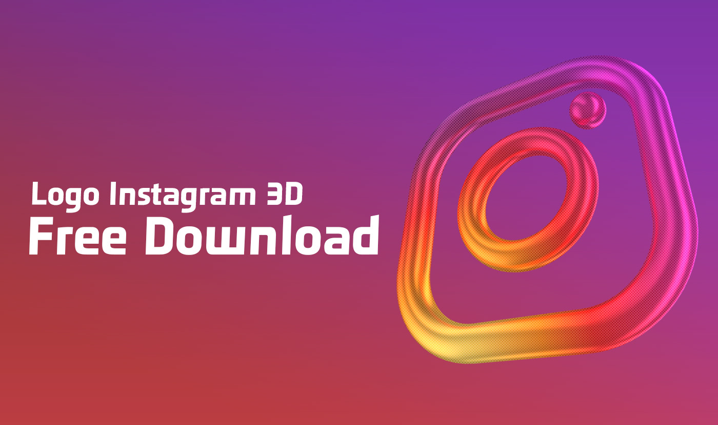 Detail Download Logo Instagram 3d Nomer 40