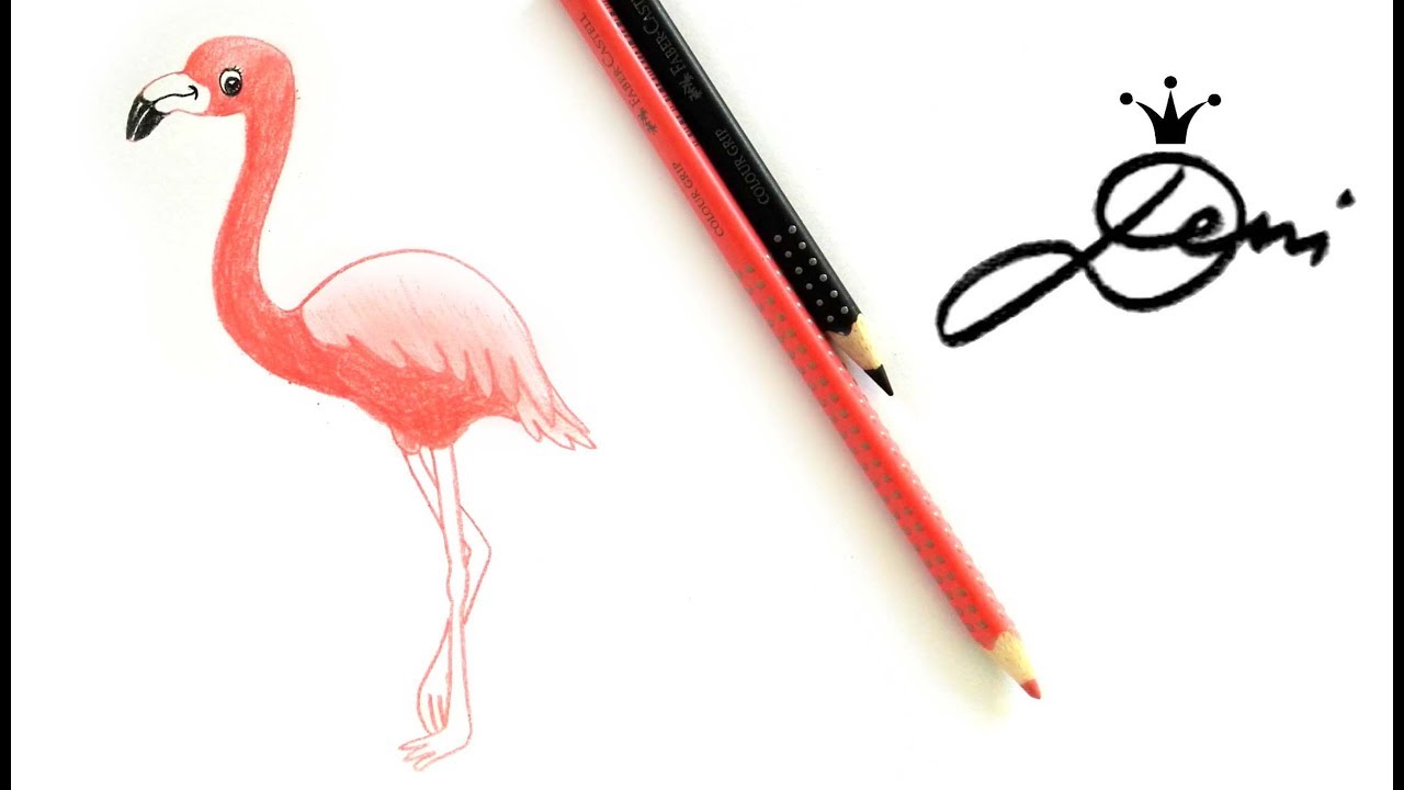 Detail Flamingo Zeichnen Vorlage Nomer 4