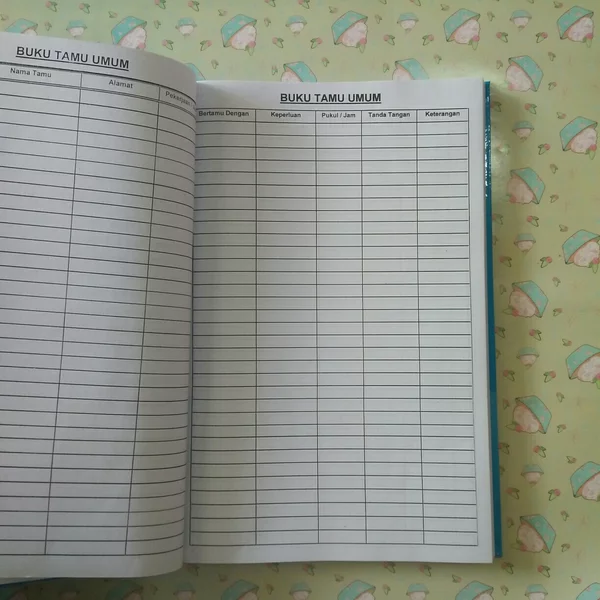 Detail Contoh Buku Tamu Kantor Nomer 20