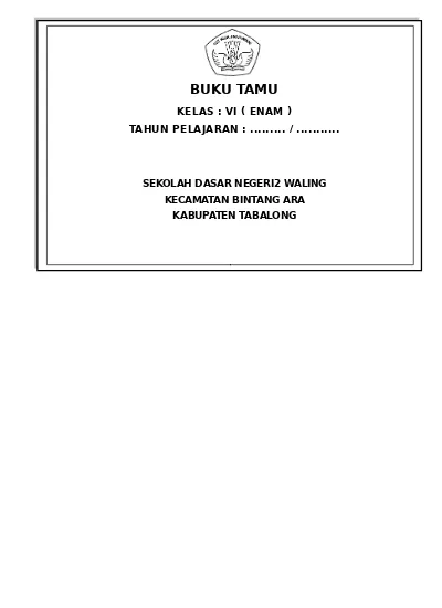 Detail Contoh Buku Tamu Kantor Nomer 47