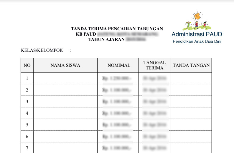 Detail Contoh Buku Tanda Terima Nomer 31