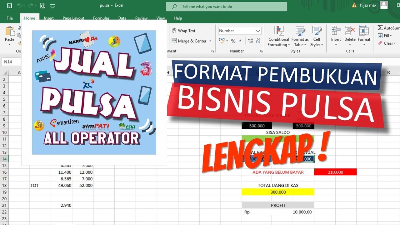 Detail Contoh Buku Transaksi Pulsa Nomer 33