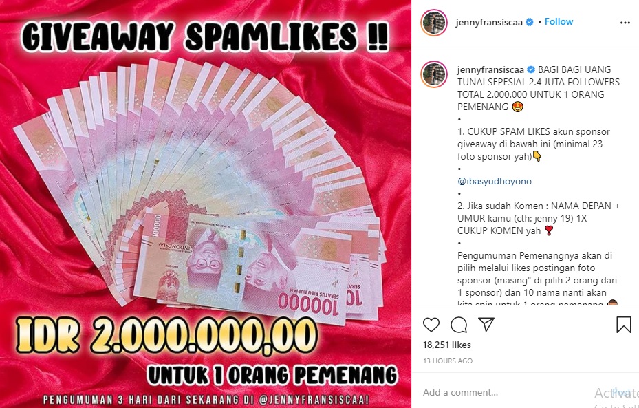 Detail Contoh Caption Menarik Untuk Menang Giveaway Nomer 23