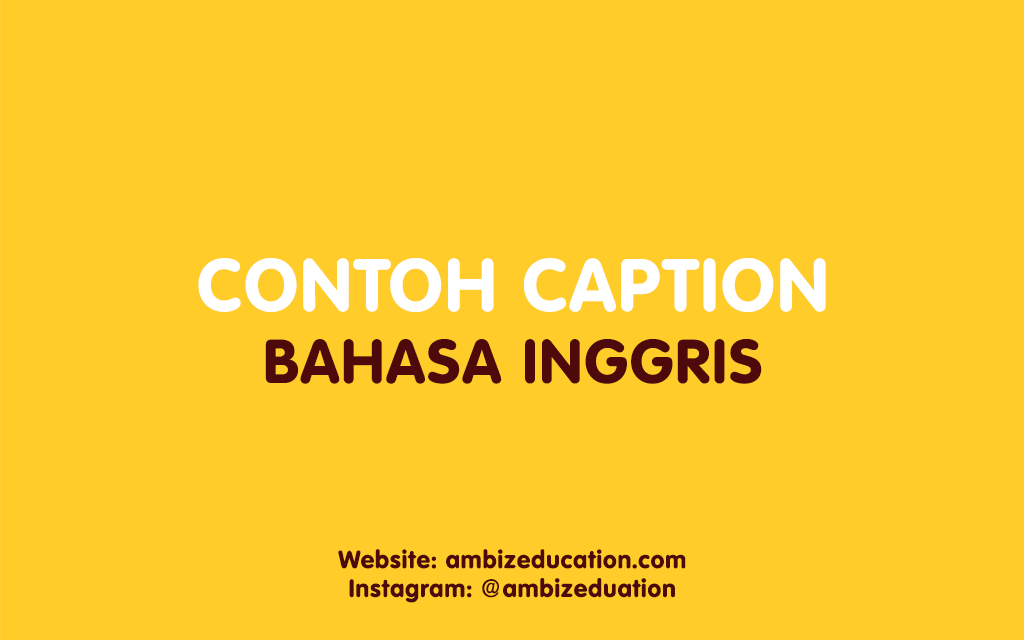 Detail Contoh Caption Tugas Bahasa Inggris Nomer 10