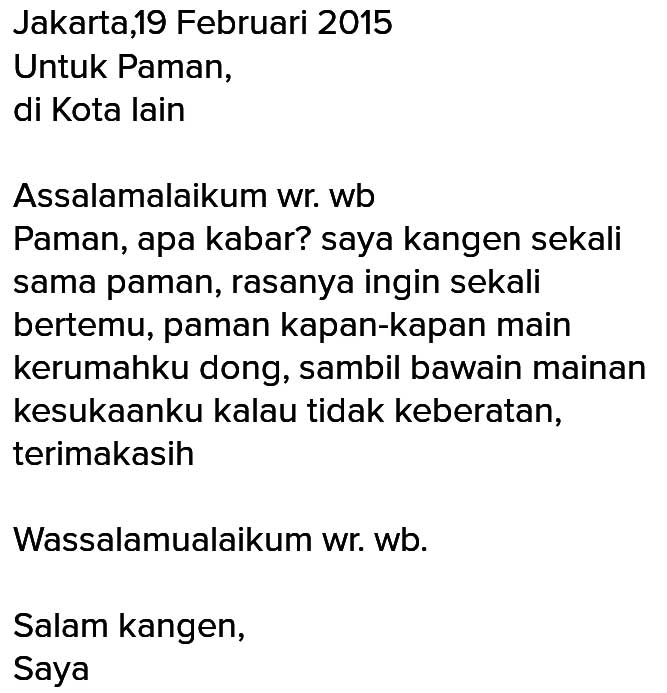 Detail Contoh Cara Membuat Surat Pribadi Nomer 11