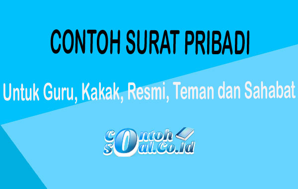 Detail Contoh Cara Membuat Surat Pribadi Nomer 50