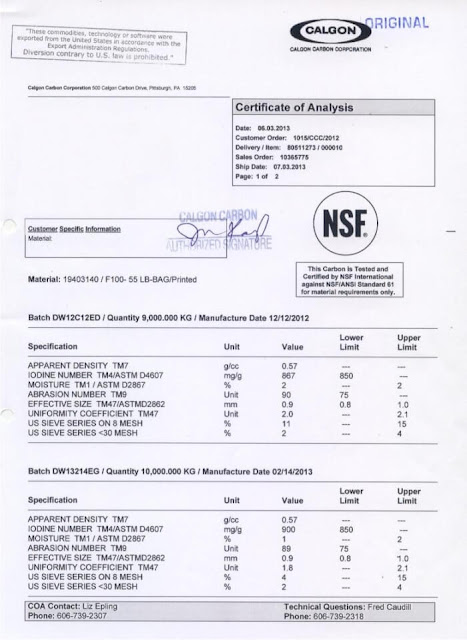 Detail Contoh Certificate Of Analysis Nomer 24