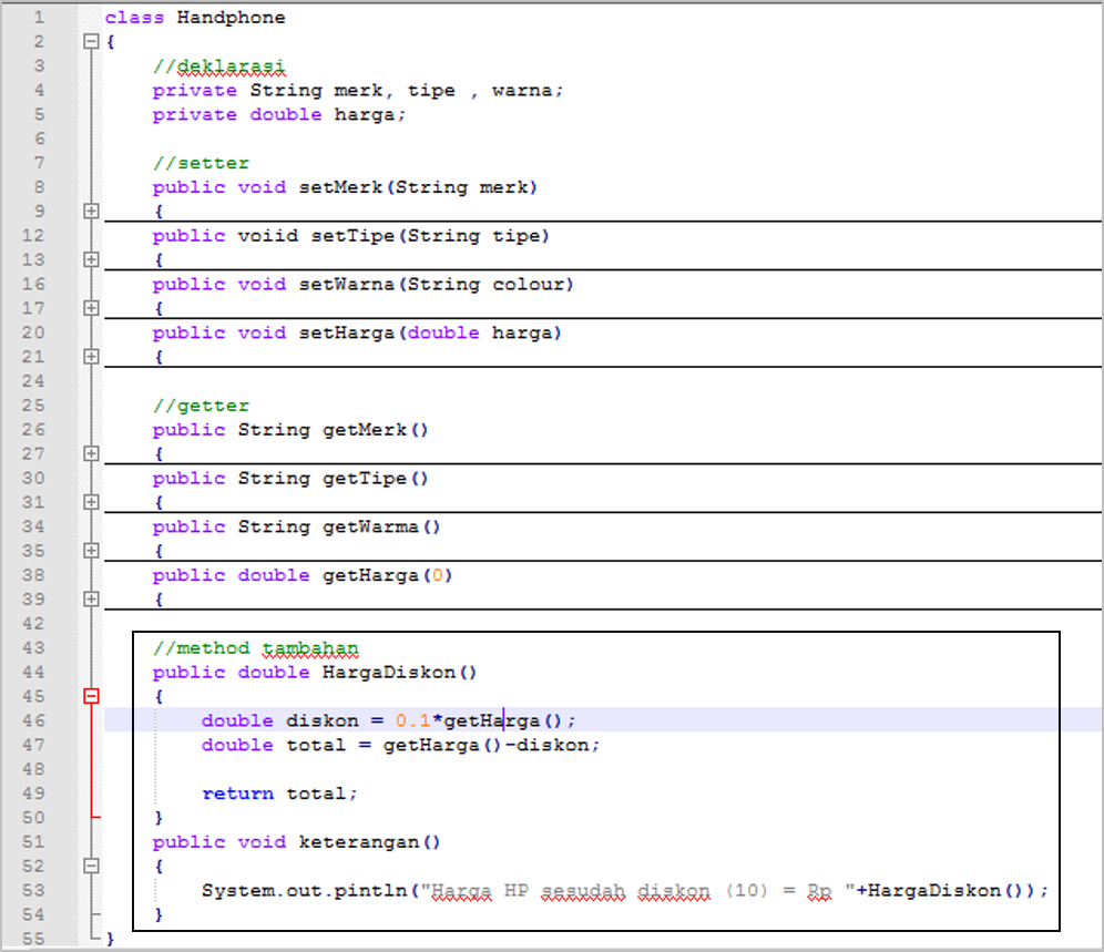Detail Contoh Class Dan Objek Nomer 15