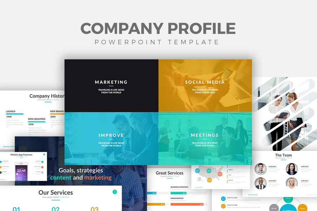 Detail Contoh Company Profile Template Nomer 37