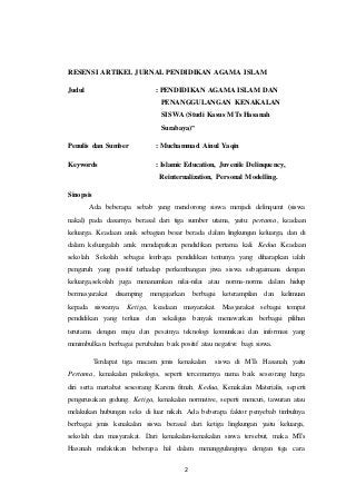 Detail Contoh Contoh Artikel Jurnal Nomer 47