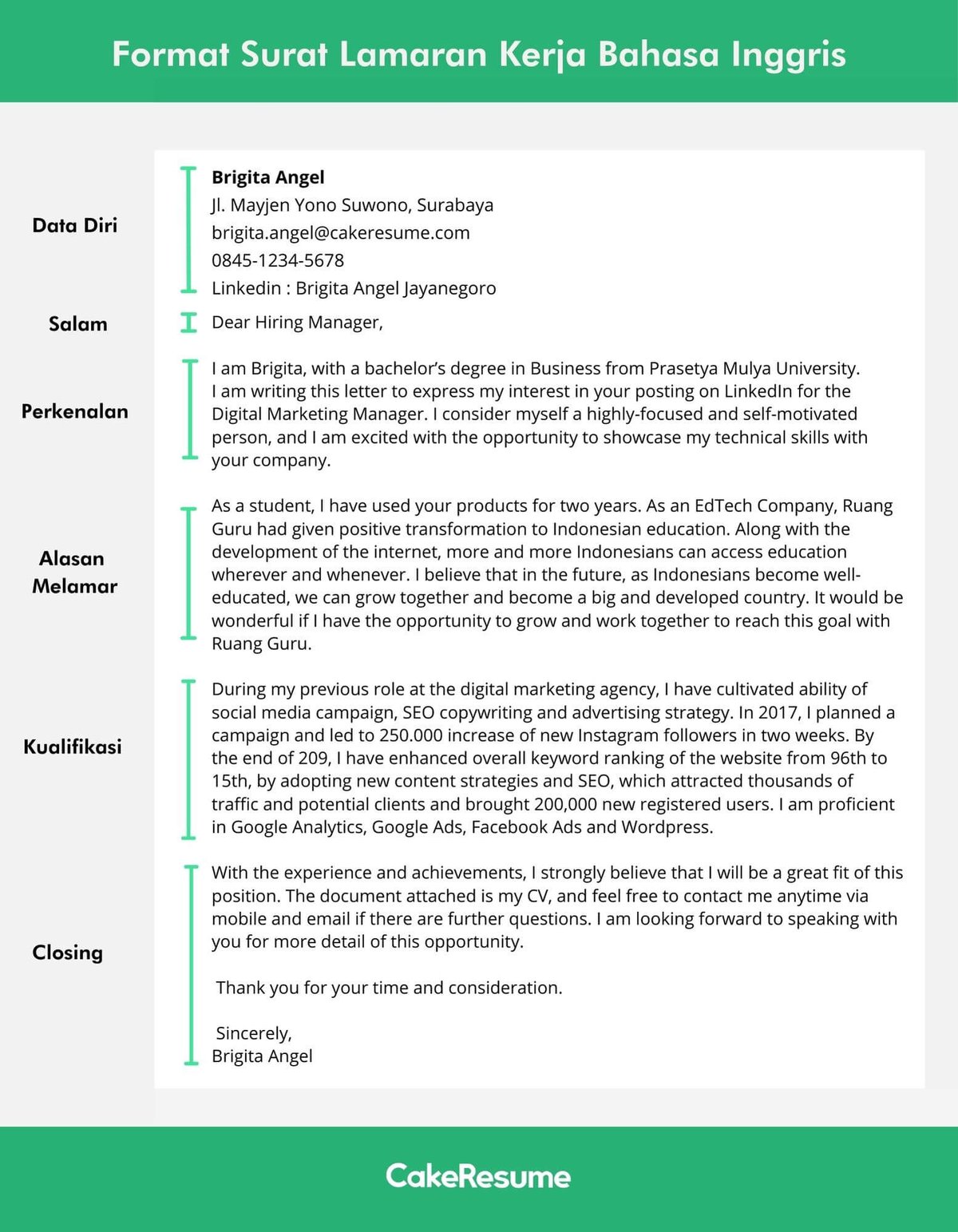 Detail Contoh Cover Letter Bahasa Inggris Nomer 11