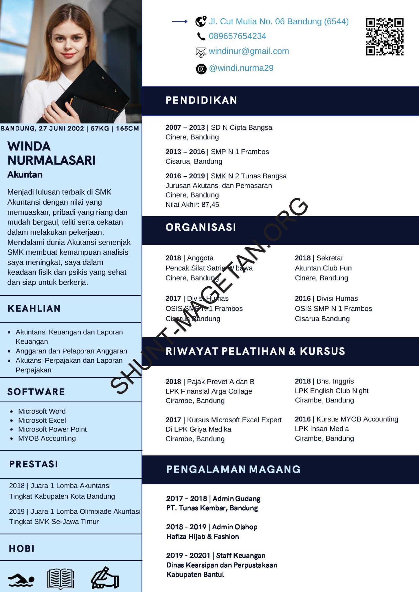 Download Contoh Cv Akuntansi Nomer 23