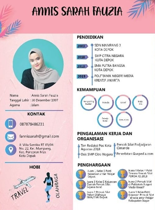 Detail Contoh Cv Kreatif Bahasa Indonesia Nomer 51