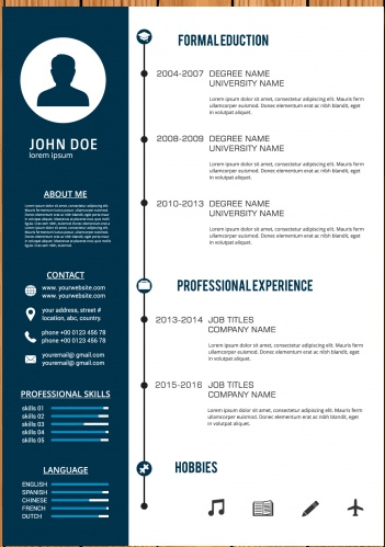 Detail Contoh Cv Template Nomer 19