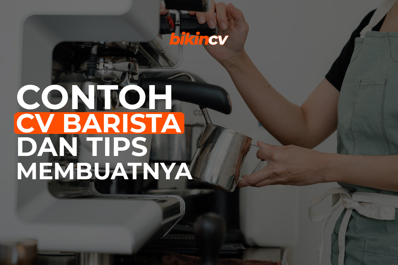 Detail Contoh Cv Untuk Barista Nomer 21