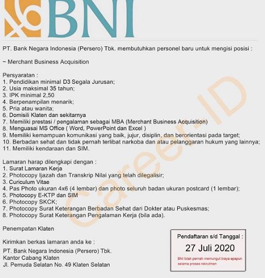 Detail Contoh Cv Untuk Melamar Kerja Di Bank Nomer 39