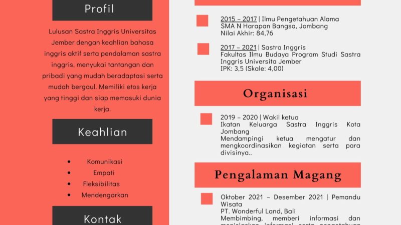 Detail Contoh Cv Untuk Organisasi Nomer 38