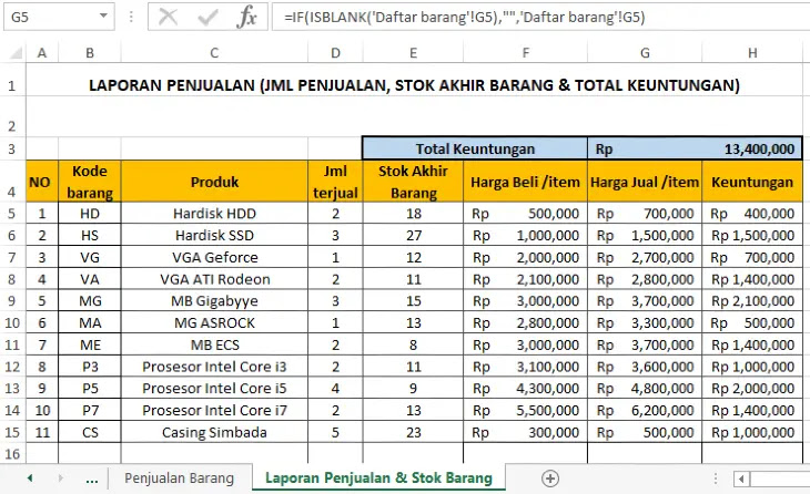 Detail Contoh Daftar Harga Barang Nomer 35