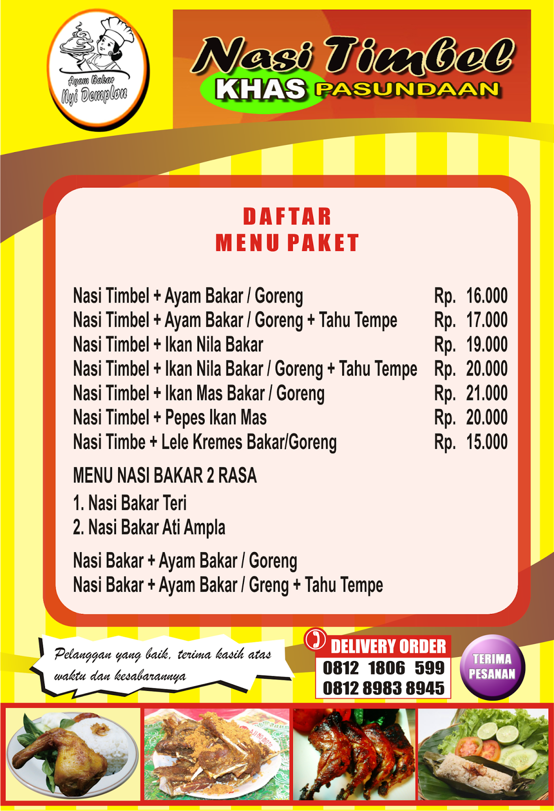 Contoh Daftar Menu Makanan Dan Minuman Beserta Harganya - KibrisPDR