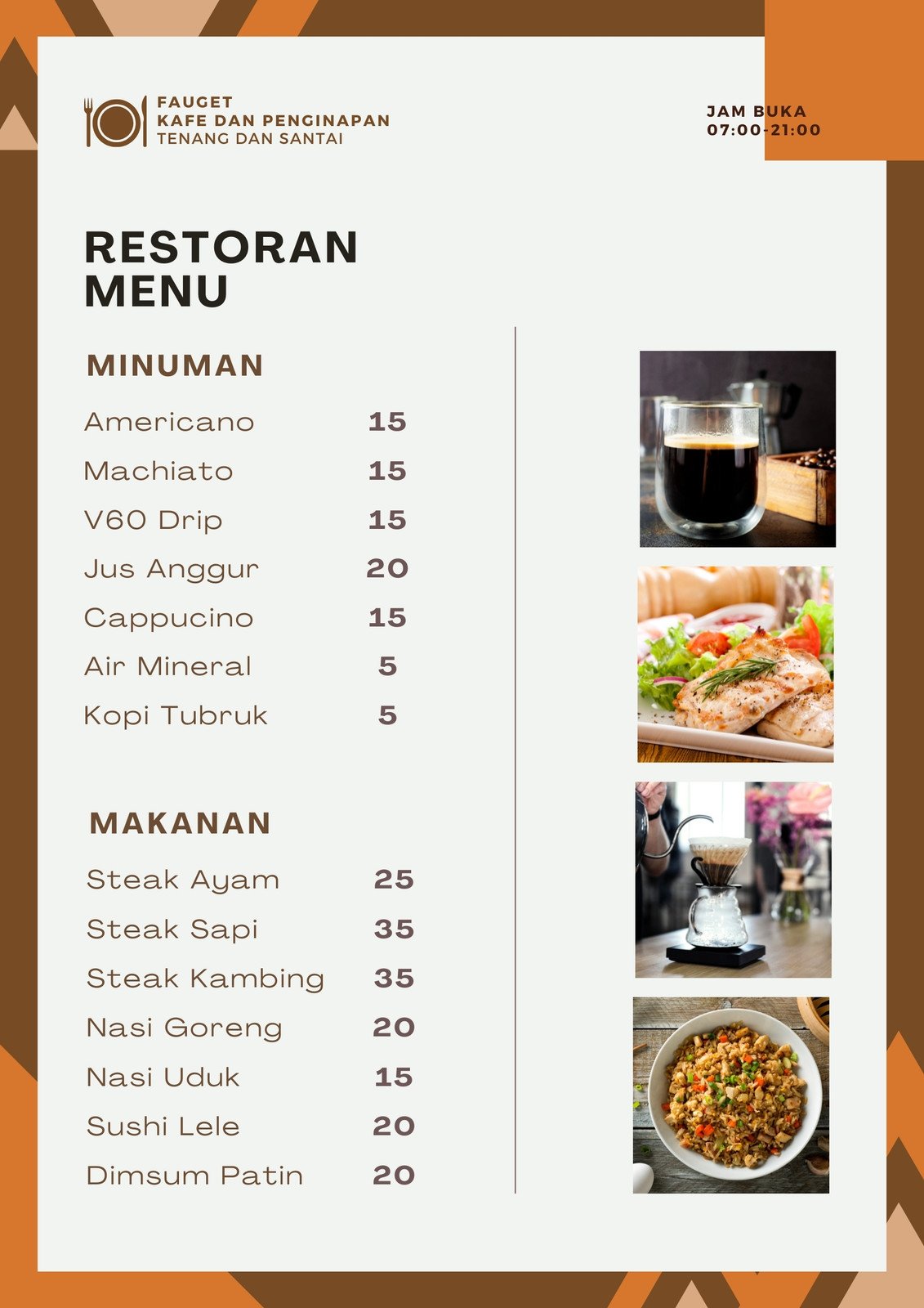 Detail Contoh Daftar Menu Makanan Dan Minuman Beserta Harganya Nomer 20