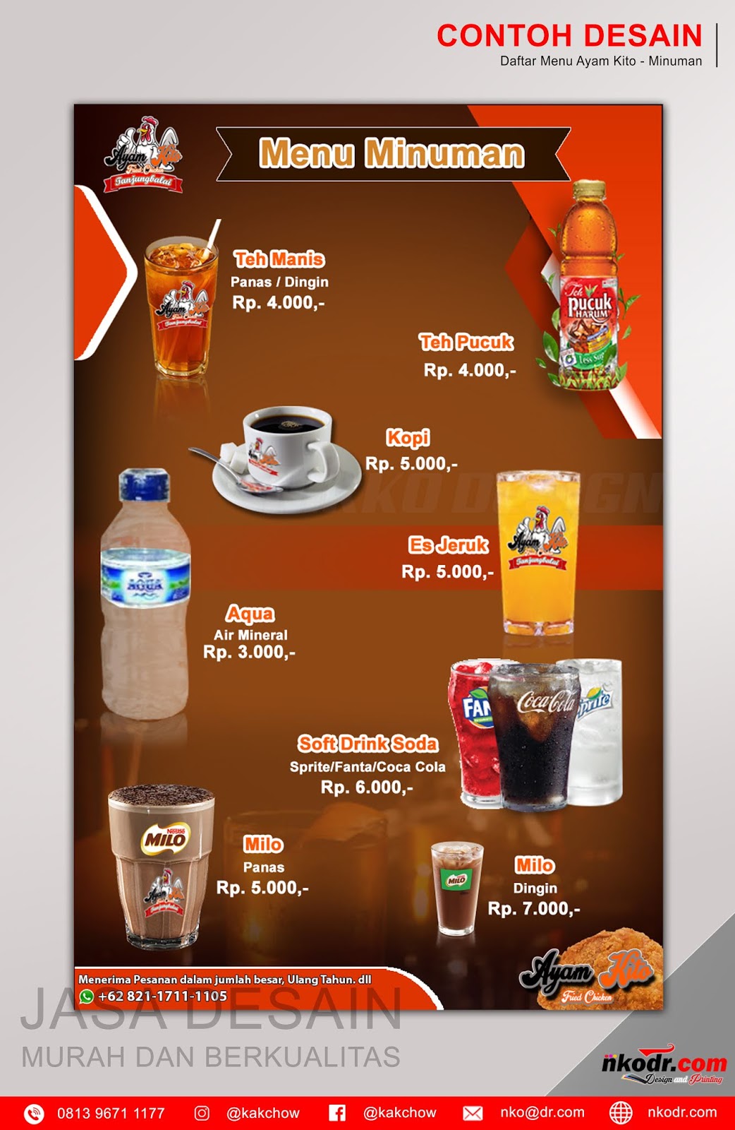 Detail Contoh Daftar Menu Makanan Dan Minuman Beserta Harganya Nomer 50