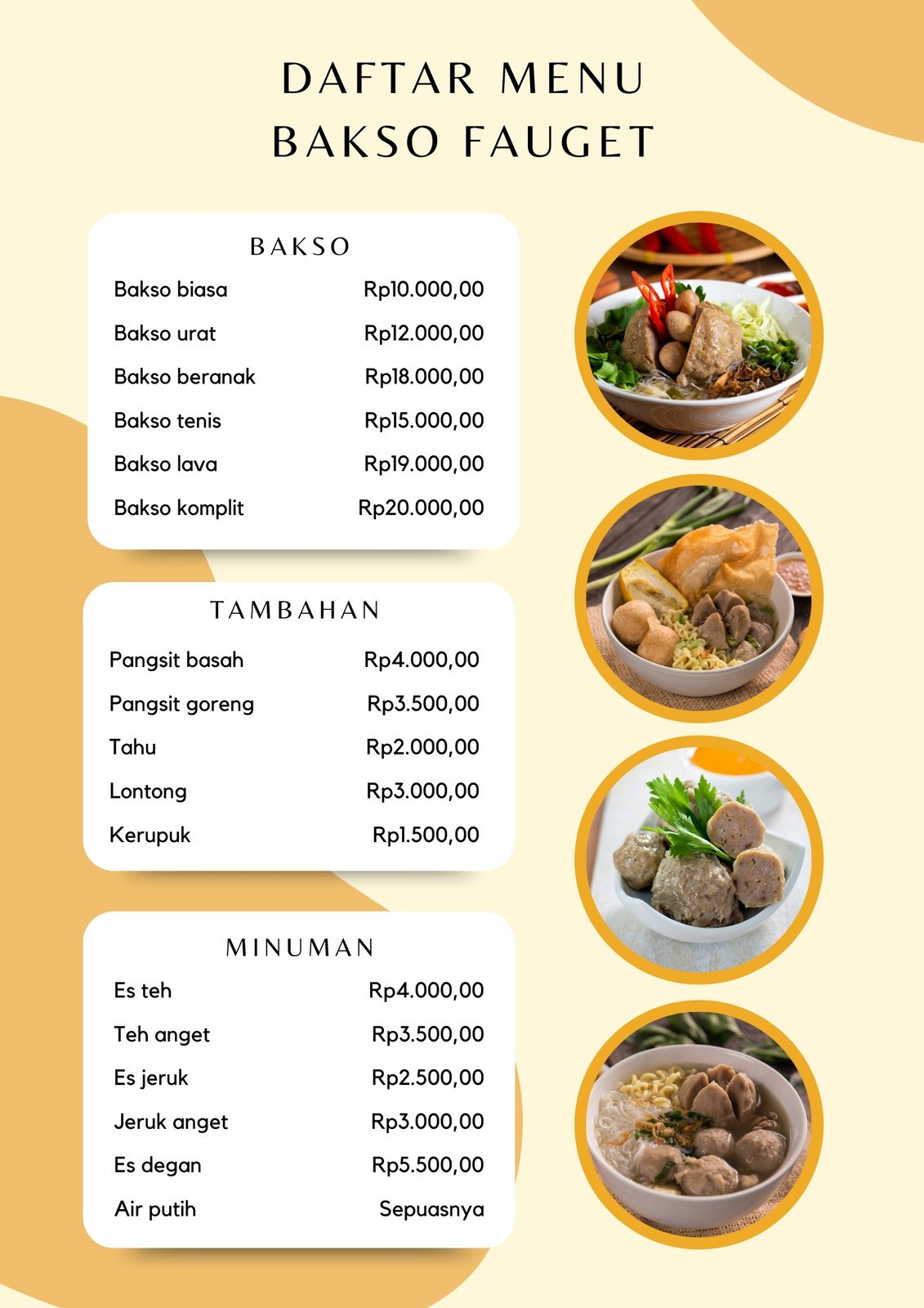 Detail Contoh Daftar Menu Makanan Dan Minuman Beserta Harganya Nomer 8