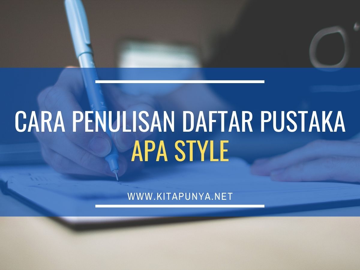 Detail Contoh Daftar Pustaka Apa Style Nomer 10