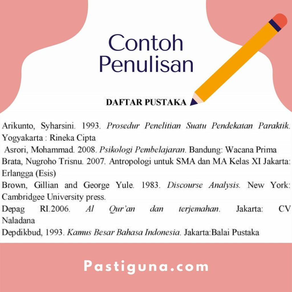 Detail Contoh Daftar Pustaka Dari Buku Nomer 20