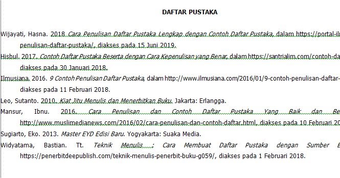 Detail Contoh Daftar Pustaka Dari Buku Nomer 25