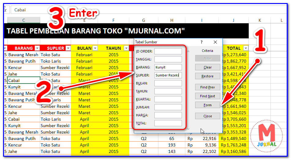 Detail Contoh Data Karyawan Perusahaan Excel Nomer 36