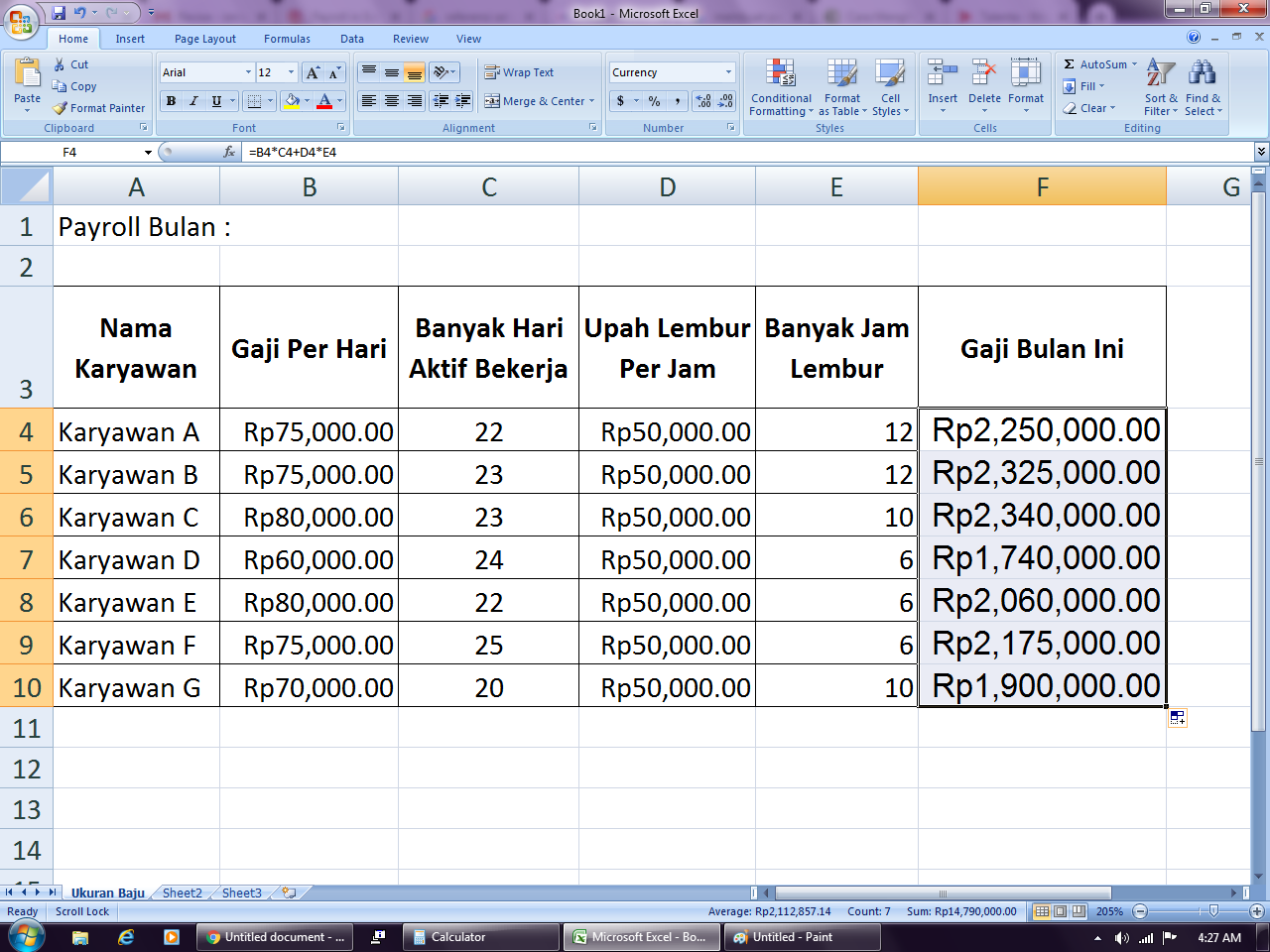 Detail Contoh Data Karyawan Perusahaan Excel Nomer 38