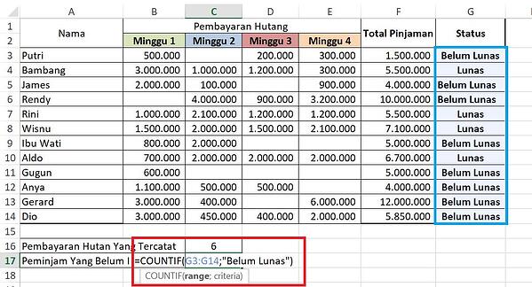 Detail Contoh Data Microsoft Excel Nomer 9