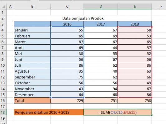 Detail Contoh Data Microsoft Excel Nomer 6