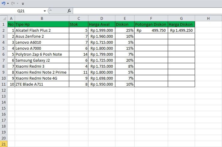 Detail Contoh Data Microsoft Excel Nomer 44