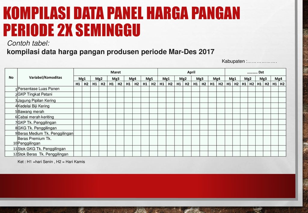 Detail Contoh Data Panel Excel Nomer 41