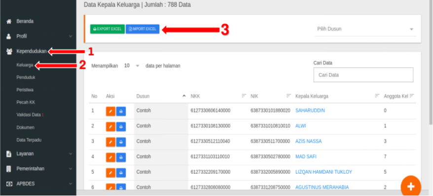 Detail Contoh Data Penduduk Rt Excel Nomer 36