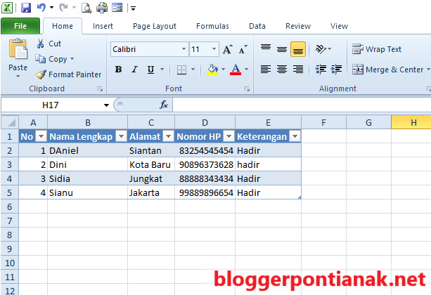 Detail Contoh Database Karyawan Perusahaan Excel Nomer 20