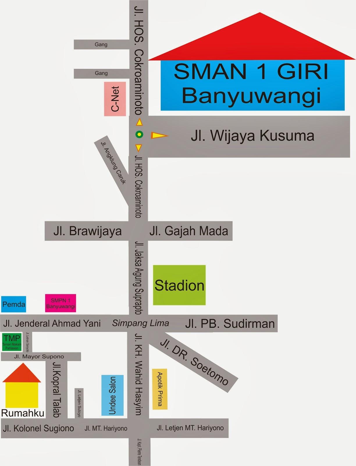 Detail Contoh Denah Dari Rumah Ke Sekolah Dalam Bahasa Inggris Nomer 13