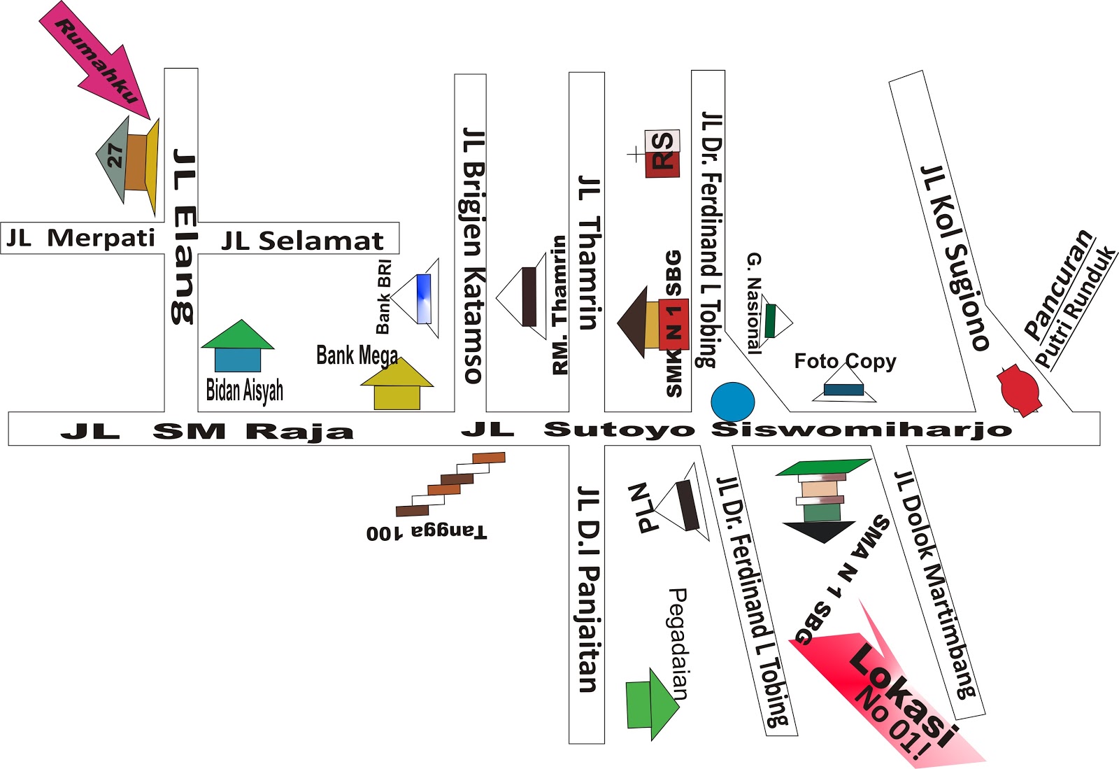 Detail Contoh Denah Dari Rumah Ke Sekolah Dalam Bahasa Inggris Nomer 4