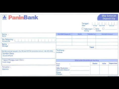 Detail Contoh Deposit Slip Dalam Bahasa Inggris Nomer 11