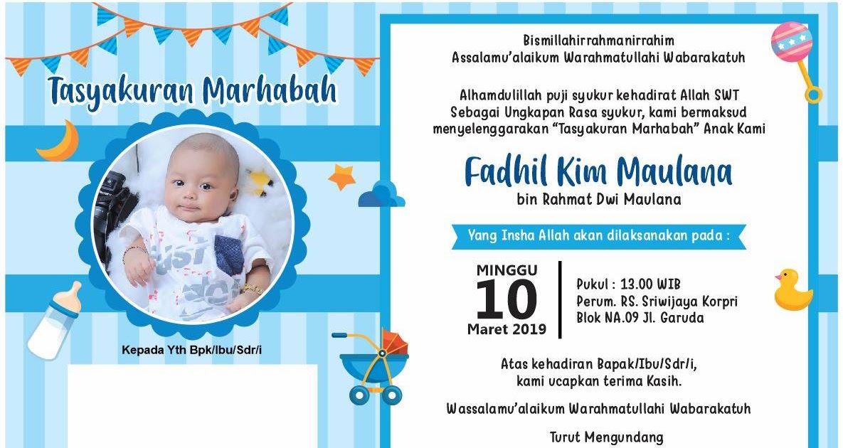 Detail Contoh Desain Kartu Ucapan Kelahiran Bayi Nomer 34