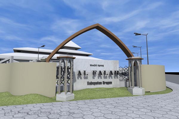 Detail Contoh Desain Papan Nama Masjid Nomer 24