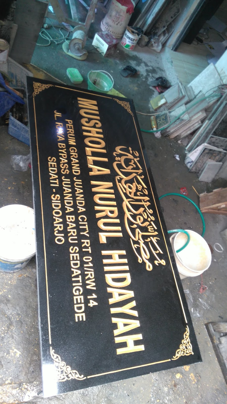 Detail Contoh Desain Papan Nama Masjid Nomer 38